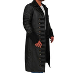 Once Upon a Time Captain Hook Black Leather Long Coat