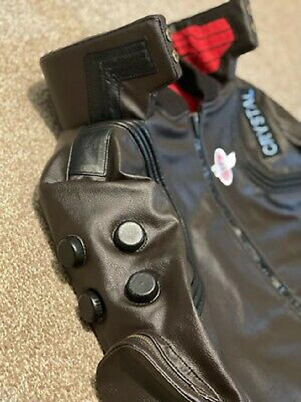 Cyberpunk 2077 100% Original  Cow Hide Leather Jacket