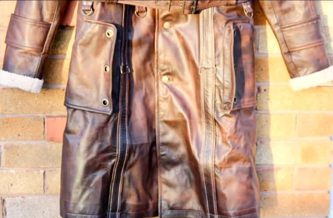 Cow Hide Leather Jacket For Men